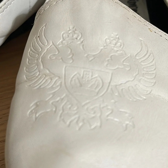 Vintage LJ Simone White loafers flats size 6.5 - Picture 3 of 16